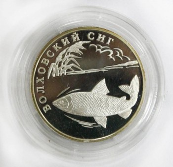 Монета. 1 рубль Волховский сиг 2005 год