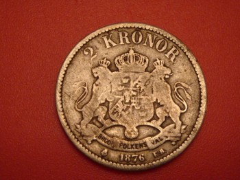 2 kronor Oscar 2 1876 серебро . Оценка. - DSC08853.JPG